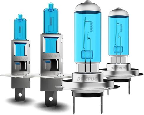 Compatible With Hyundai Ve-lo-ster 2012-2017 Headlight Bulbs, H7 High Beam + H11 Low Beam + 880 Fog Lights Halogen Light Bulb Combo, Super Bright 6000K White, Plug and Play, Pack of 6 in Saudi Arabia
