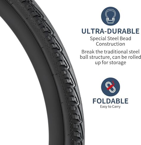 YUNSCM 2-PCS 700C Bike Tires 700X38C/40-622 and 700C Heavy Duty Bike Tubes Schrader Valve with 2 Rim Strips Compatible with 700 X 36-40C Bike Bicycle Tires and Tubes (P-173) in Saudi Arabia