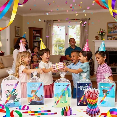 24 حزمة من كتب التلوين من JOYIN لهدايا حفلات الأطفال، مجموعة كتب تلوين صغيرة مع 8 ألوان تلوين للأطفال من سن 4 إلى 8 سنوات، كتب أنشطة صغيرة، هدايا عيد الميلاد، حقائب هدايا عيد الميلاد، هدايا الفصول الدراسية للطلاب in Saudi Arabia