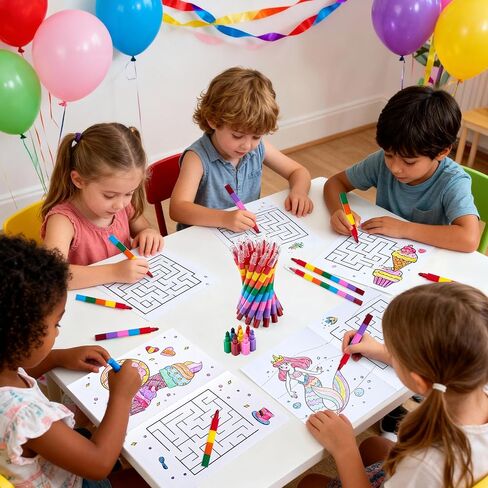 24 حزمة من كتب التلوين من JOYIN لهدايا حفلات الأطفال، مجموعة كتب تلوين صغيرة مع 8 ألوان تلوين للأطفال من سن 4 إلى 8 سنوات، كتب أنشطة صغيرة، هدايا عيد الميلاد، حقائب هدايا عيد الميلاد، هدايا الفصول الدراسية للطلاب in Saudi Arabia