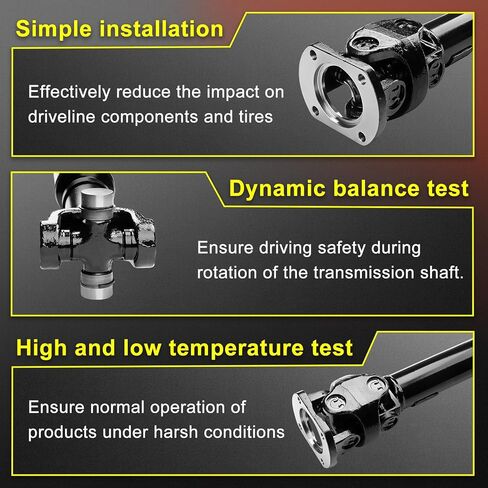 Front Complete Drive Shaft Fit for Dodge Ram 1500 1999, Ram 2500, Ram 3500 1994-1999, Replace# Prop Shaft Driveshaft Assembly 52105871AA in Saudi Arabia