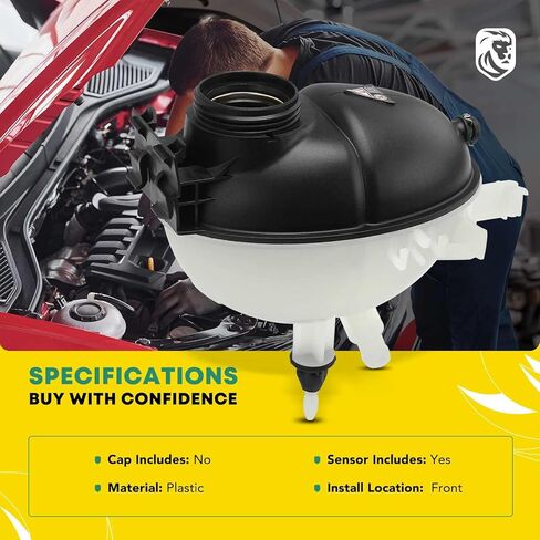 YHTAUTO محرك تبريد استرداد خزان توسيع الخزان مع غطاء مضغوط ومستشعر لمرسيدس بنز W204 W212 X218 C180 C200 C250 C300 C350 E250 E300 E350 E550 استبدال # 2045000049 in Saudi Arabia