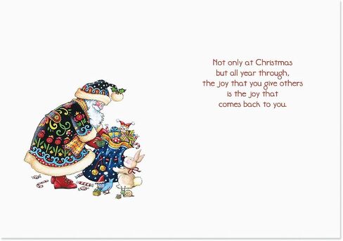 Current Mary's Woodland Christmas Cards with Envelopes © Mary Engelbreit - Set of 18 Large 5 x 7-Inch Folded Cards, Themed Holiday Card Value Pack in Saudi Arabia