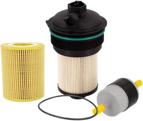 Doc's Diesel Filter Kit DFD4627+D10643 | Compatible with Ford F-150 3.0L Ecodiesel 2018-2022 | Replaces FD4627, FL2081 in Saudi Arabia