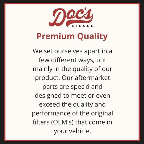 Doc's Diesel Filter Kit DFD4627+D10643 | Compatible with Ford F-150 3.0L Ecodiesel 2018-2022 | Replaces FD4627, FL2081 in Saudi Arabia
