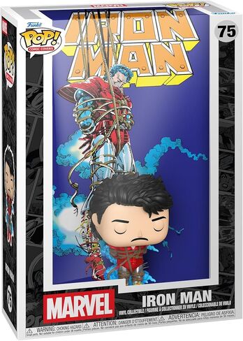 Funko Pop! Comic Cover: Marvel - Iron Man '68 - Collectable Vinyl Figure - Gift Idea - Official Merchandise - Toys for Kids & Adults - Marvel Comics Fans - Model Figure for Collectors and Display in Saudi Arabia