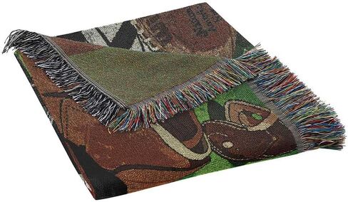 Northwest NFL Dallas Cowboys Unisex-Adult Woven Tapestry Throw Blanket, 48" x 60", Home Field Advantage in Saudi Arabia