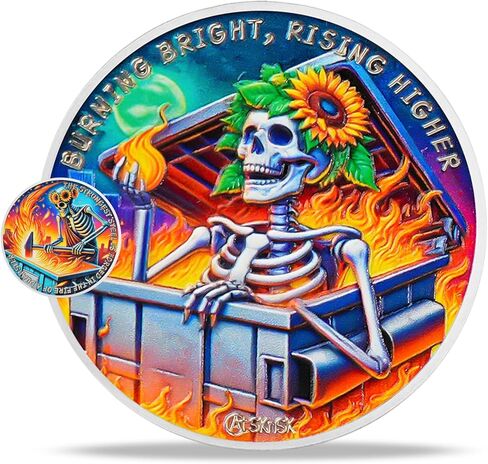 Challenge Coin with Blacksmith Hammering, Forged in Fire Coin Challenge Coins, Inspirational Challenge Coins for Workers, Coworkers, Friends, Family, 1 Pcs & Includes Acrylic Box in Saudi Arabia