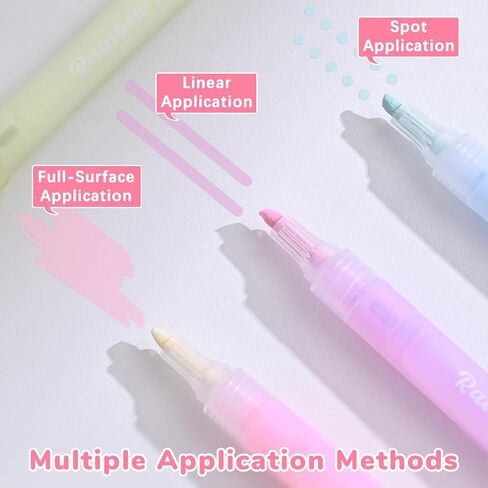 Temiary 4 Pcs Scrapbook Glue Pen, Colored Quick Dry Roller Stick Pens for Scrapbooking Crafting Card Making Journaling School Office Supplies (Flower) in Kuwait