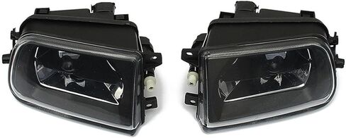 Front Fog Lights For E39 528I 540I Z3 1997-2000, Black 2X Front Driving Bumper Fog Light Lamp in Saudi Arabia