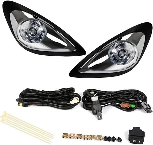 Front Fog Lights For Nissan For March For Micra 2013-2016 Hatchback Car Front Bumper Fog Light in Saudi Arabia