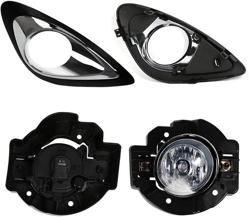 Front Fog Lights For Nissan For March For Micra 2013-2016 Hatchback Car Front Bumper Fog Light in Saudi Arabia