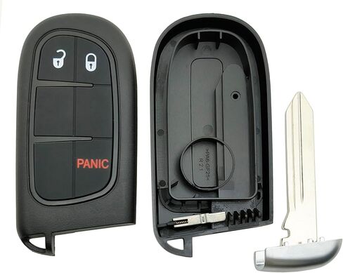 Replacement Key Fob Cover Case fit for 2013-2018 Dodge Ram 1500 2500 3500 Laramie Outdoorsman SLT SXT Pickup Truck Proximity Smart Keyless Entry Remote Key Fob Shell in Saudi Arabia