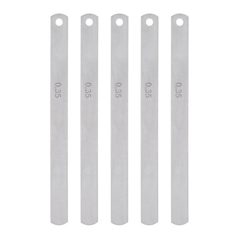 HARFINGTON 10 قطعة Mn الصلب المحسس قياس 0.6 مللي متر سمك 150 مللي متر طول متري حشو سمك غيج الفجوة أداة قياس شفرة واحدة in Kuwait