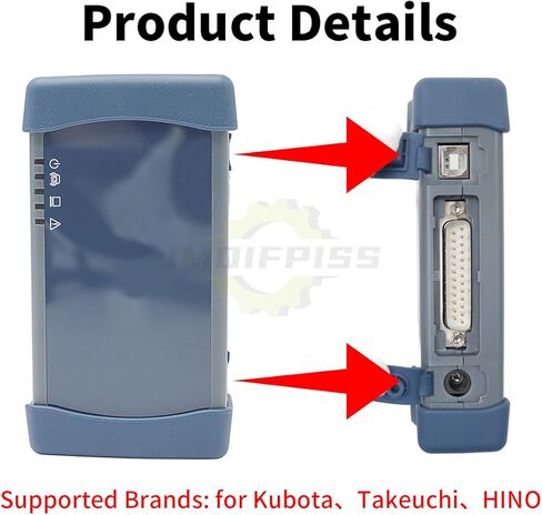 مجموعة أدوات تشخيص واجهة Denso تناسب جهاز اختبار تشخيص المحرك الثقيل لبرنامج DST-i Kubota Takeuchi Hino (أداة مع برنامج Kubota) in Saudi Arabia