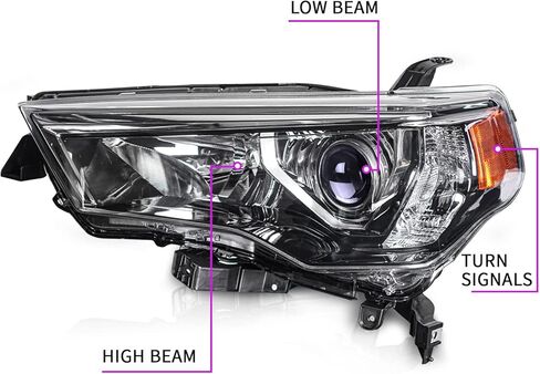 Archaic - For Toyota 4runner Headlights Assembly 2014-2020 OE Factory Style Headlamp Replacement,Driver Side,TO2518150 8117035570, 8117035571 in Saudi Arabia
