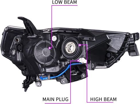 Archaic - For Toyota 4runner Headlights Assembly 2014-2020 OE Factory Style Headlamp Replacement,Driver Side,TO2518150 8117035570, 8117035571 in Saudi Arabia