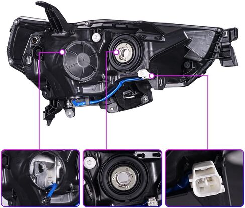 Archaic - For Toyota 4runner Headlights Assembly 2014-2020 OE Factory Style Headlamp Replacement,Driver Side,TO2518150 8117035570, 8117035571 in Saudi Arabia