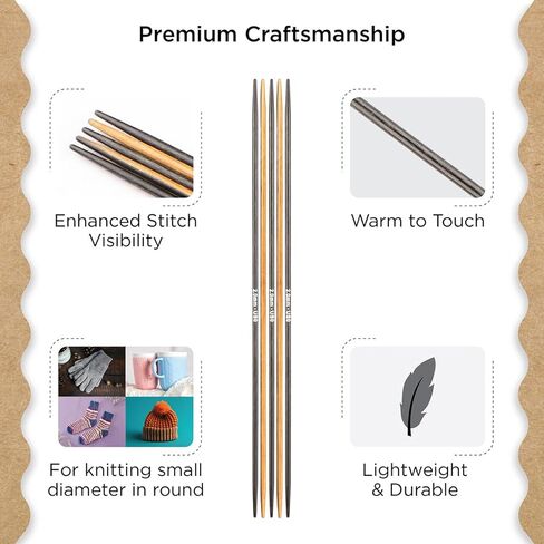 Knitter’s Pride Day & Nite Double-Pointed Needles 6" (15cm) – US Size 7 (4.5mm) in Saudi Arabia