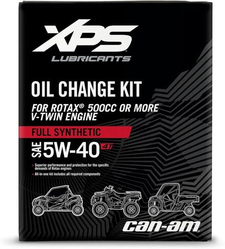 طقم تغيير الزيت من Can-Am New OEM 5W40 500 CC، 9779488 in Saudi Arabia