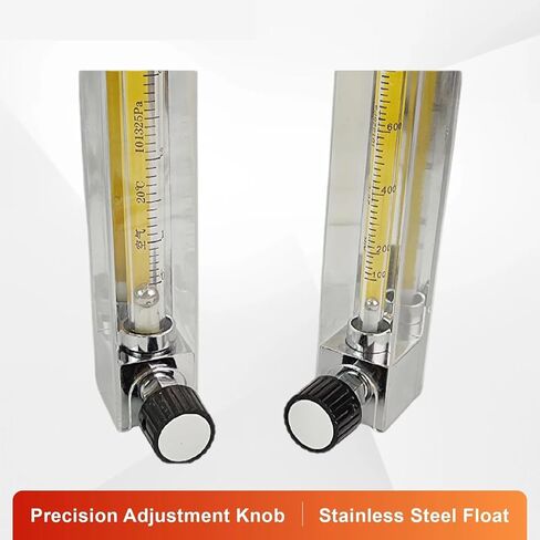 LZB-10 Glass Tube Flow Meter 500-5000 L/h Vertical Variable Area Rotameter for Water Air Gas Liquid with Valve(0.25-2.5Nm3-h) in Saudi Arabia
