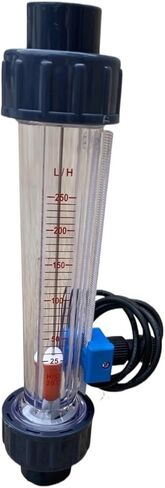 LZS-15A Pipeline Plastic Tube Water Rotameter Flowmeter With Flow AlarmSwith Lower Limit(default) Or Up Limit202mm(25-250L) in Saudi Arabia