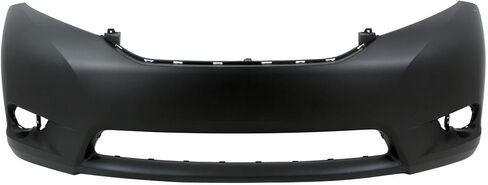 FitParts متوافق مع غطاء المصد الأمامي 2011-2017 Toyota Sienna Base LE L XLE Mini Van 11-17. معدة جديدة بدون فتحات استشعار، مع فتحات مصابيح الضباب. TO1000369 5211908904 in Saudi Arabia