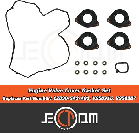مجموعة حشية غطاء صمام المحرك تحل محل 12030-5A2-A01 متوافقة مع موديلات 2013-2017 Honda Accord 2DR EX EXL LX-S موديلات رياضية 2.4L in Saudi Arabia