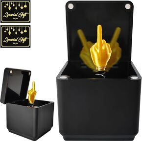 الإصبع الأوسط في صندوق، 2 علبة هدايا مزحة للبالغين، هدايا مضحكة لعيد ميلاد الفيل الأبيض بالإصبع الأوسط، أشياء غريبة نكتة ملتوية للكمامة in Kuwait