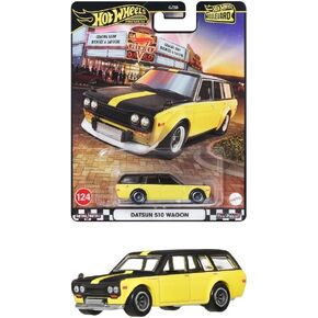 Hot Wheels 1:64 Boulevard 2025 B – Datsun 510 Wagon – Yellow Black Two Tone in Saudi Arabia