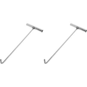 DOITOOL Stainless Steel Manhole Cover Hook T Hook Manhole Tool Manhole Lift Hooks for Trampoline Pull Springs Open Manhole Covers in Kuwait