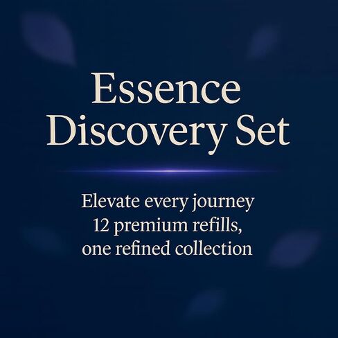 مجموعة سائل إعادة تعبئة معطر هواء السيارة مكونة من 12 × 10 مل - إعادة تعبئة معطر هواء السيارة الذكية - إعادة تعبئة عطر السيارة - إعادة ملء موزع روائح السيارة (مجموعة Essence Discovery) in Kuwait