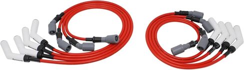 DRAGON FIRE PERFORMANCE Direct Fit High Temperature Ceramic 8mm Low Ohm Spark Plug Wire Set Compatible With 2000-2010 Mercruiser 496 8.1L HO MAG Engines Replaces 84‑888740 Oem Fit PWJ310 in Saudi Arabia