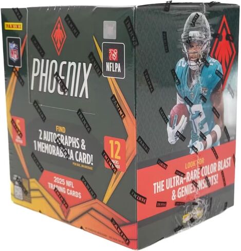 2025 Panini Phoenix Football Hobby Trading Card Box (2 Autographs Per Box Including 1 Rookie Patch Autograph) in Saudi Arabia