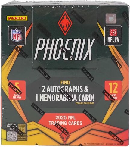 2025 Panini Phoenix Football Hobby Trading Card Box (2 Autographs Per Box Including 1 Rookie Patch Autograph) in Saudi Arabia