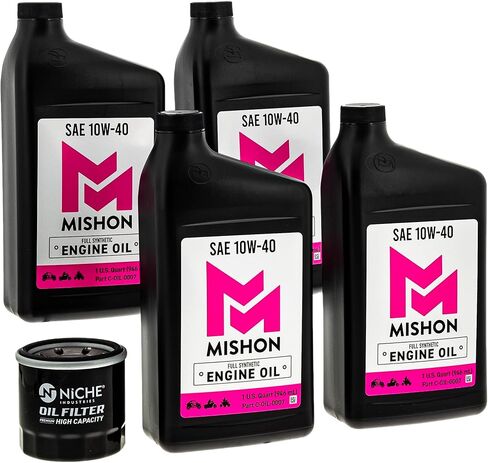 MISHON Engine Oil Change Kit for Suzuki Hayabusa Katana 750 Boulevard M50 C50 M90 C90 King Quad Eiger 400 GSXS750 in Saudi Arabia