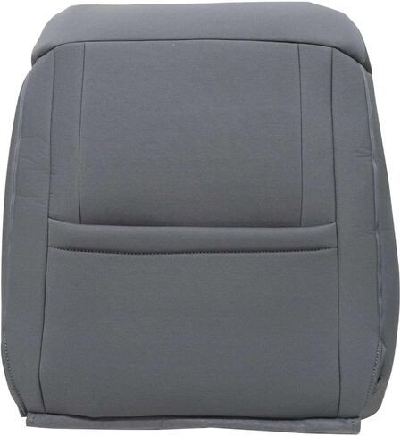 NLQR Front Driver and Passenger Side Bottom & Top Replacement Cloth Seat Covers Gray Compatible with F250 F350 F450 F550 2017 2018 2019 2020 2021 in Saudi Arabia
