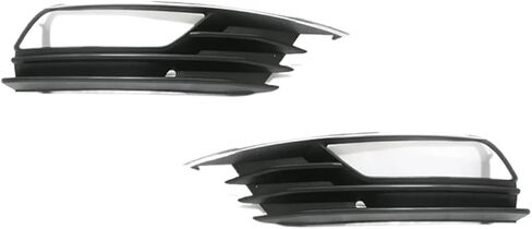 A3 2014 2015 2016 Sedan Car Accessories Fog Light Cover Vent Grille Front Bumper Driving Fogs Lamp Cover(1PCS left side) in Saudi Arabia