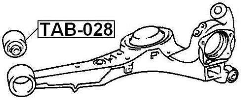 4872542011 - جلبة الذراع (لذراع التحكم الخلفي) لسيارة تويوتا - فبراير in Saudi Arabia