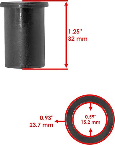 Caltric A Arm Bushing Compatible with Honda Foreman Rubicon 500 TRX500FA 2001-2004 x8 in Saudi Arabia