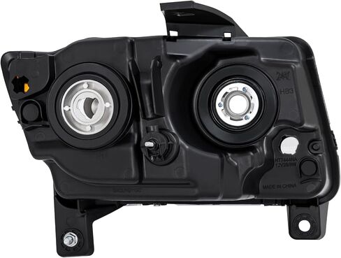 MOSTPLUS Headlight Assembly Compatible for 2011-2013 Jeep Grand Cherokee / 2011-2017 Compass Front Lamp Black Housing Clear Lens Amber Corner (set of 2) in Saudi Arabia