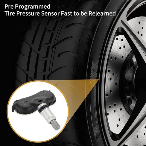 Tire Pressure Sensor No.42753SNAA83 Car TPMS Sensor for Honda Civic 2008-2013 Metal Plastic Rubber Black in Saudi Arabia