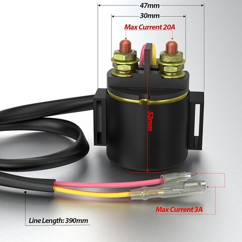 New Upgrade Starter Solenoid Relay for Honda TRX250 FOURTRAX Recon 1997-2001 TRX250EX SPORTRAX 2003-2008 TRX250X 2009 TRX400EX Sportrax 2002-2007 TRX300EX Sportrax 2001-2006 TRX300EX in Kuwait