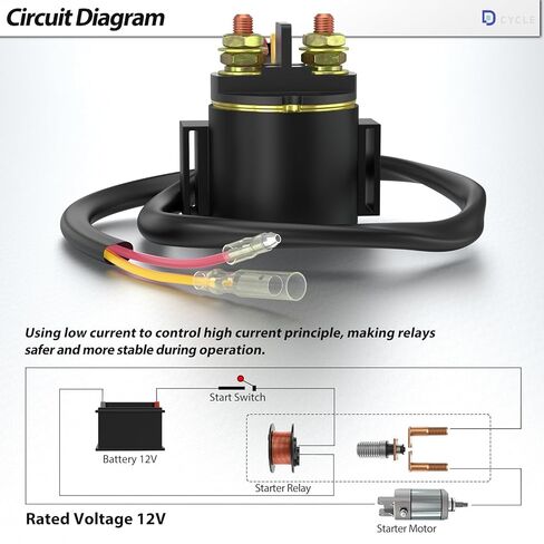 New Upgrade Starter Solenoid Relay for Honda TRX250 FOURTRAX Recon 1997-2001 TRX250EX SPORTRAX 2003-2008 TRX250X 2009 TRX400EX Sportrax 2002-2007 TRX300EX Sportrax 2001-2006 TRX300EX in Kuwait