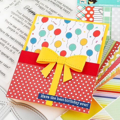 12 Sheets Scrapbook Paper Pads, 12 Designs 6"x6" Single Sides Patterned CardStock Papers, 160gsm Decorative Background Craft Paper, Scrapbooking Pad for Card Making DIY Projects(Christmas) in Saudi Arabia