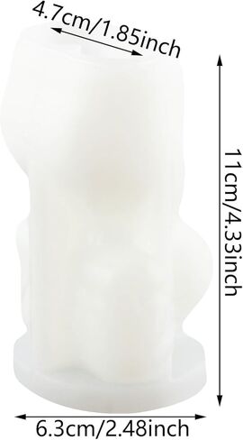 Body Candle Mold Woman Body Candle Silicone Mold Portrait Resin Casting Molds for Candle Making Home Decorate Molds Aromatherapy Gypsum Candles Resin Clay Craft in Saudi Arabia
