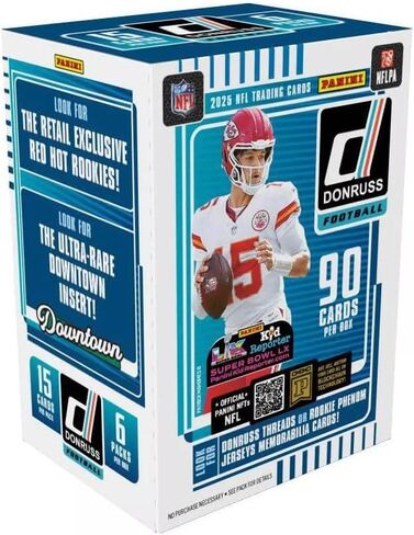 2025 Panini Donruss Football NFL Blaster Box (90 Cards/Box) Red Hot Rookies in Saudi Arabia