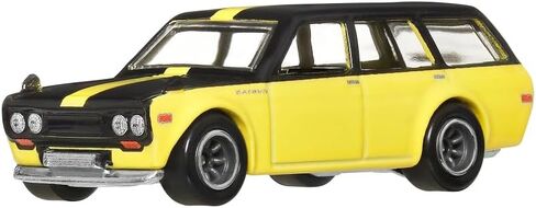 Hot Wheels 1:64 Boulevard 2025 B – Datsun 510 Wagon – Yellow Black Two Tone in Saudi Arabia