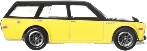 Hot Wheels 1:64 Boulevard 2025 B – Datsun 510 Wagon – Yellow Black Two Tone in Saudi Arabia