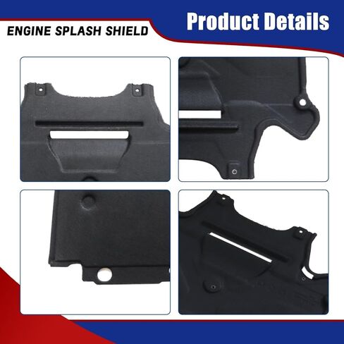 SecosAutoparts Lower Under Engine Splash Shield Guard Cover Rear Fit for Audi Q5 SQ5 A4 Quattro S4 2013 2014 2015 2016 2017 Replace# BF0136140027 Engine Splash Shield Guard Cover in Saudi Arabia